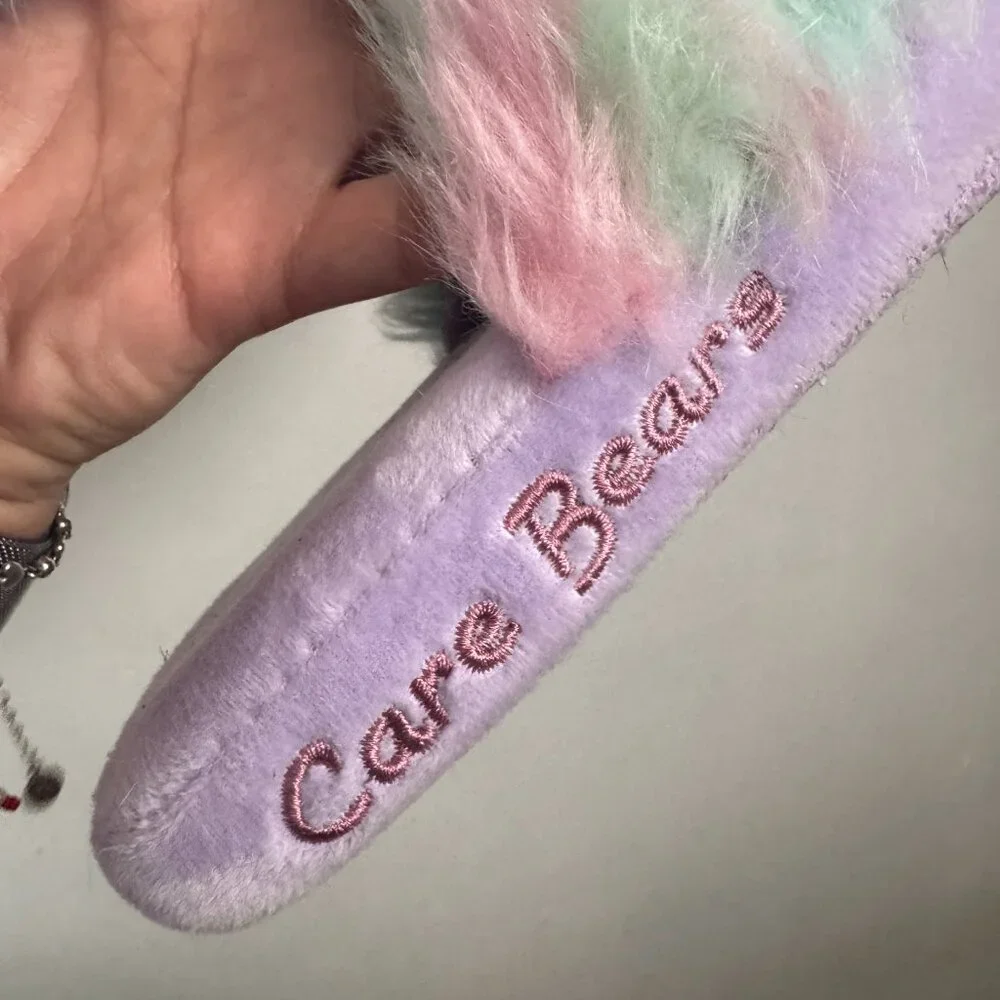 Care Bears Multicolor Furry Women's Slippers - Picture 6 of 6